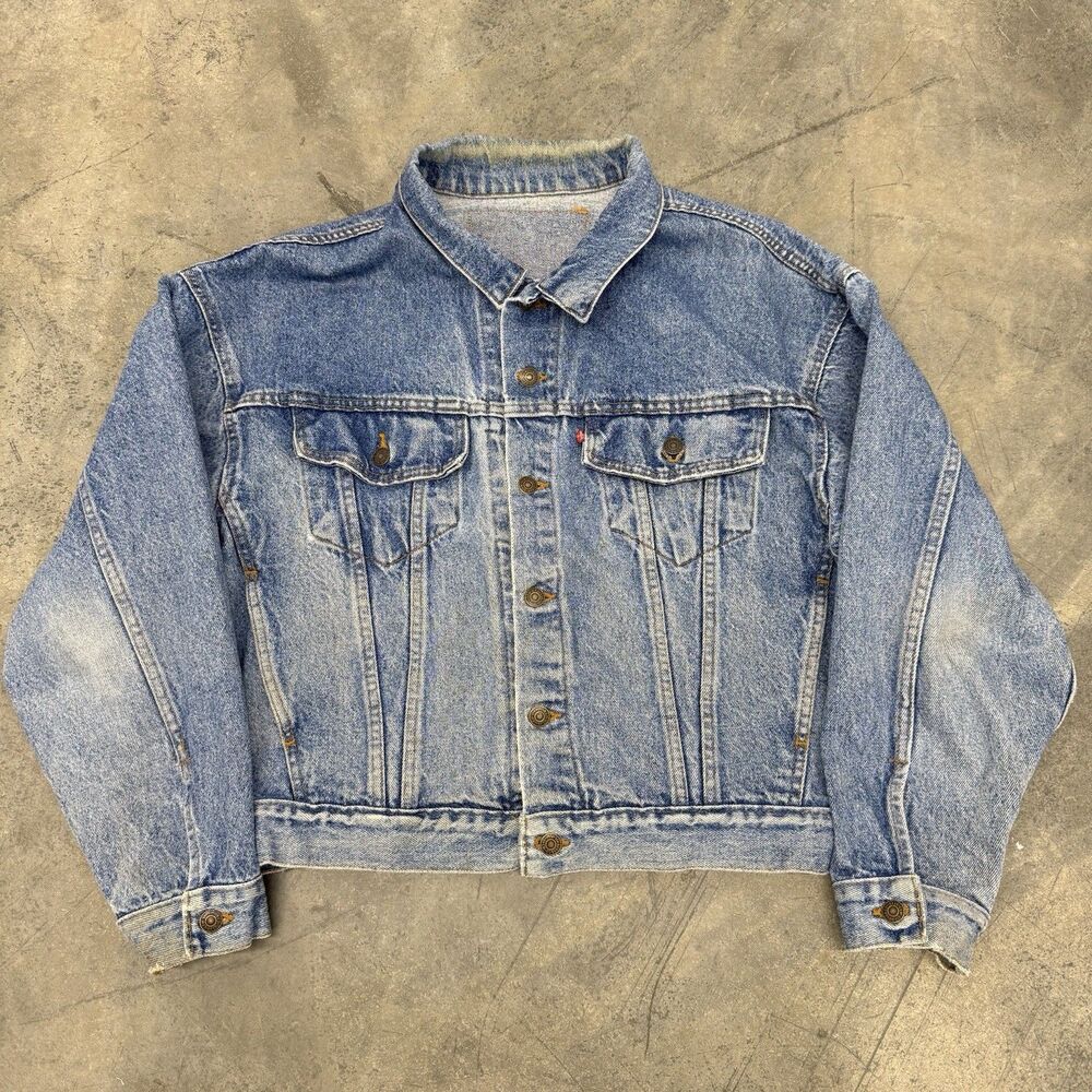 Vintage 90s Levi’s Jacket 70598-4891 Made In USA Denim Size Small Type 3 Trucker